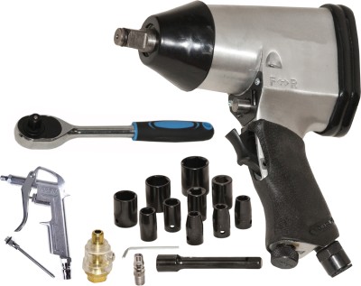 Digital Craft Pneumatic Impact Wrench Kit,Ratchet Handle 1/2,Air Blow Gun DG10 Pneumatic Impact Wrench(1/2 inch)