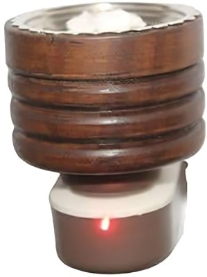 OneStep Wooden Kapoor dani Incense Aroma Burner, Dhoop Dani/Electric kapurdani Wooden Incense Holder(Brown, Pack of 1)