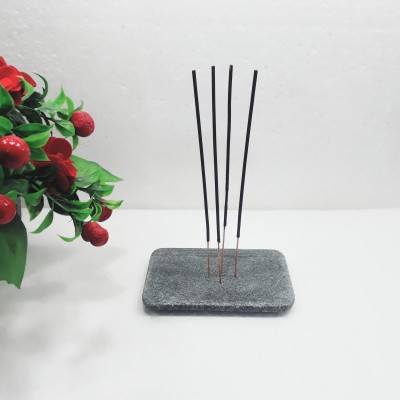 KRAFT CLOUDS Marble Agarbatti Stand with Ash Collecter Marble Incense Holder(Grey)