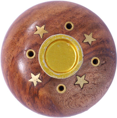 sai art Agarbatti Stand Simple Wooden Incense Holder(Brown)