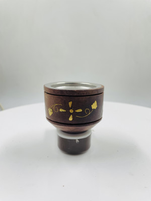 SKYLINE Wooden Camphor Burner Kapoor Dani | Electric Aroma Diffuser for Home & Puja Wooden Incense Holder(Brown)