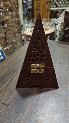 RAGIBDECOR Wooden Sheesham Dhoopbatti Holder/Stick, Dhoop Agarbatti, Incense Stick Holder Wooden Incense Holder(Brown)