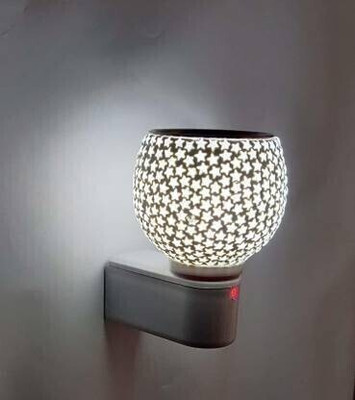 SMRAYAS Kapoordani/Aroma Oil Diffuser With On Off Switch To Toggle For Burner & Lamp Ceramic Incense Holder(Multicolor, Pack of 1)