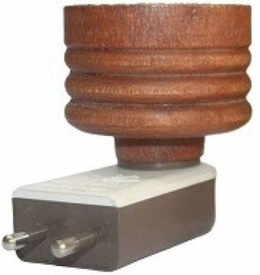 InfraHive Electric New Wooden Kapoordani cum Aroma Oil Diffuser For Fragrance And Ambience|Direct Plug-In Incense Burner/Kapoor Dani|Sturdy High Quality Plug For Better Support Wooden Incense Holder (Brown) Steel, Plastic, Wooden Incense Holder(Brown)