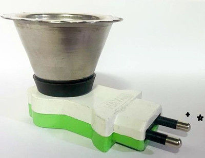 Tittle Kapoor Dani (Silver) Stainless Steel Incense Holder(Steel)