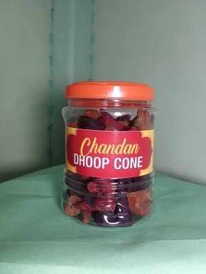 Harigarh Dham Chandan Dhoop Cone 150gm + 150gm Pack of 2 Chandan(300, Set of 2)