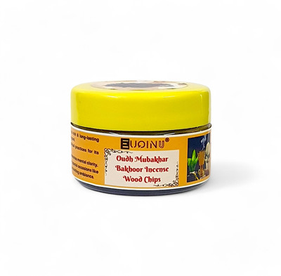 EUQINU Long Lasting Oudh Mubakhar Incense For Relax & Refresh Aroma Wood Chips - 25g(25 g, Set of 1)