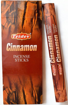 Darshan Namo Incense Stick Pack 6 Cinnamon(10 Units, Set of 6)