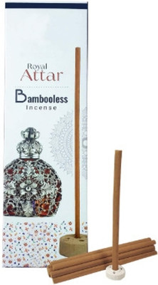Rudra Pack of 1 (60 Sticks Per Pack) Royal Attar Bambooless Agarbatti Incense Sticks Scented(60 Units, Set of 1)