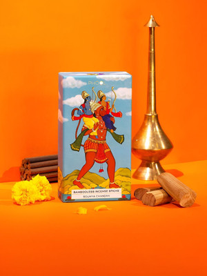 Phool Ayodhya Soumya Chandan Dhoop Sticks | Pure Incense Sticks For Pooja Soumya Chandan(27 Units, Set of 1)