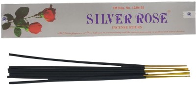 RONAK Pack of 1 (10 Sticks Per Box) Silver Rose Premium Agarbattis Incense Sticks Scented(10, Set of 1)