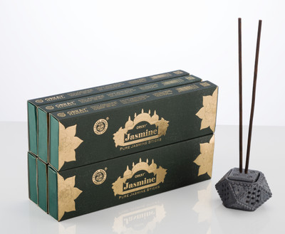 Snake Brand Snakebrand Orkay Pure Jasmine 10 sticks || Pack of 12 || Contains 120 sticks Jasmine(10 Units, Set of 12)