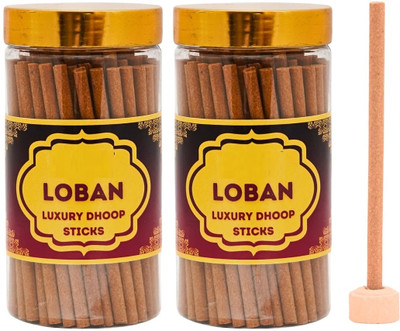Agarbatti Luxury Scented Dhoop Stick for Religious Use Meditation, Aromatherapy, Relaxtion LOBAN(250 g, Set of 2)