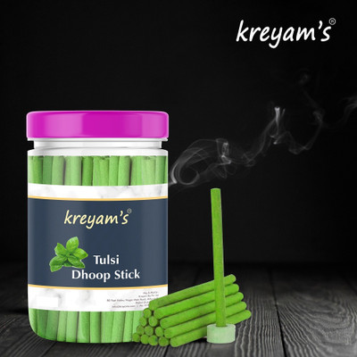 Kreyam's Tulsi Dhoop Stick 100 Gm Tulshi(100 g, Set of 1)