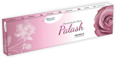 Flourish Fragrance Palash Premium Incense Sticks,6 Packs x 45 Gm,Pack of 1 Box Floral(45, Set of 6)