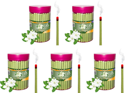 Aereoday Mogra Dhoop Sticks (Incense Stick) Pack of 500 g (100+100+100+100+100) Fragrance Mogra(500 g, Set of 1)