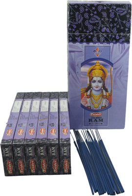 TRIDEV Jai Shree Ram Agarbatti Masala Incense Stick, Long Lasting Fragrance(180 Units, Set of 12)