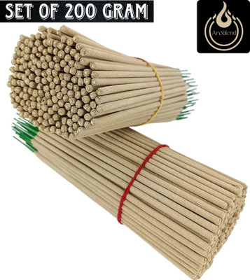 Aroblend Pure Loban Incense Sticks | Agarbatti for Home 200 Gram Pack Freshness, Prayer, Positive Energy & Yoga Meditation | Pooja Item for Home(200 g, Set of 1)