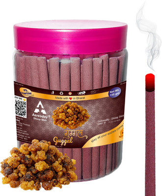 Aereoday Guggal Dhoop Sticks (Incense Sticks) Pack of 150 gram Fragrance Guggal(150 g, Set of 1)