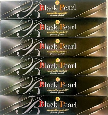 navamallika agarbatti NAVAMALLIKA BLACK PEARL BLACK PEARL FLORAL(15, Set of 10)