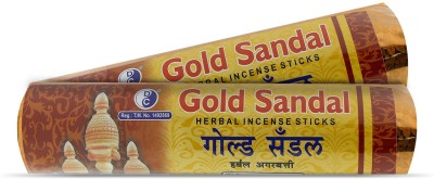 DHOOP CHAON & CO. Gold Sandal Incense Sticks Rolls I Pure Sandal Agarbatti Sandalwood(250, Set of 2)