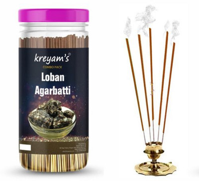 Kreyam's loban Incense sticks pooja items pooja items Colour Dhoop Agarbatti Combo Pack Pooja Items(225 Units, Set of 1)