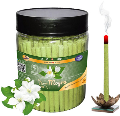 Shankh Mogra Dhoop Sticks (Incense Sticks) Pack of 200 gram Fragrance Mogra(200 g, Set of 1)