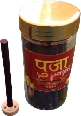 Kreya Enterprise Dhoop Sticks for Pooja, (Pack of 1) 100gm with Holder |Dhup Batti Metrocity(100, Set of 1)