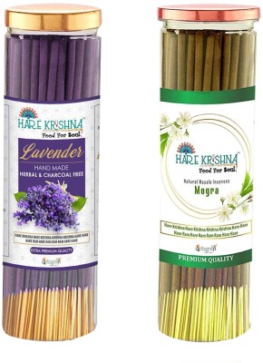 Vringra Lavender Agarbatti + Mogra Agarbatti Sticks Home Essentials-Agarbati- Lavender Fragrance, Mogra Fragrance(400, Set of 2)