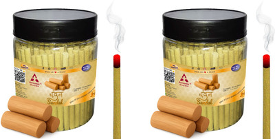 Aereoday Sandal (Chandan) Dhoop Stick (Incense Stick) Pack of 400 gm (200+200) Fragrance Sandal (Chandan)(400 g, Set of 1)