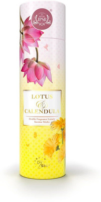JPSR Prabhu Shriram Lotus & Calendula Luxury Double Fragrance Incense Sticks Lotus & Calendula(100, Set of 1)
