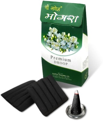 Adhvik Box Pack of 1 (20 Sticks Per Box) Mogra Premium Dhoop Incense Sticks For Aroma Scented(20, Set of 1)