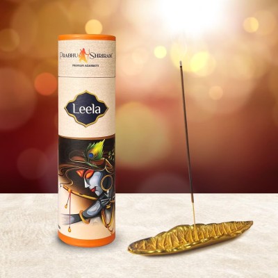 JPSR Prabhu Shriram Leela Luxury Incense Stick I Charcoal Free LowSmoke IncenseSticks Nature Inspired Fragrance(100, Set of 1)