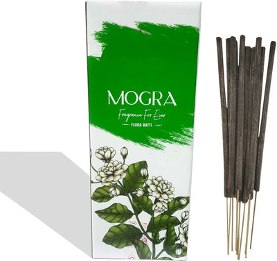 RONAK Pack of 1 (140 Sticks Per Pack) Mogra Flora Batti Incense Sticks Agarbathi For Scented(140 Units, Set of 1)