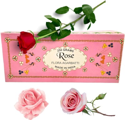 HumbleGoods Royal Rose Petal Agarbatti Incense Sticks Rose, Rooh Gulab, Gulab, Royal Rose Incense, Royal Rose, Rose Incense(200, Set of 1)