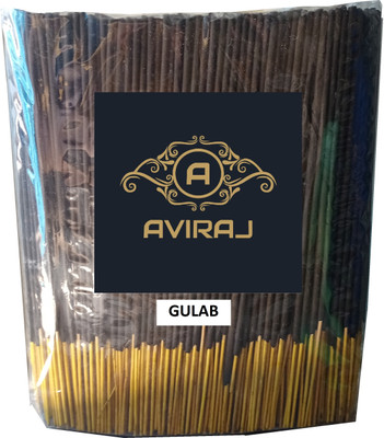 aviraj Gulab Agarbatti 1 KG / Rose Floral Incense Sticks For Pooja Gulab(950 g, Set of 1)