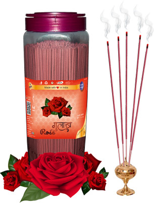 Shankh Rose Agarbatti (Incense Stick) Pack of 500 gram Fragrance Rose(500 g, Set of 1)
