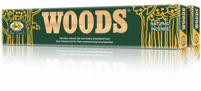 Cycle Pure Woods Natural Agarbatti for Special Puja Rituals & Festivals with Woody, Sandal, Amber Fragrance(32 Units, Set of 2)