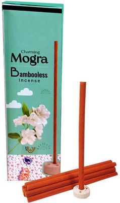 De-Ultimate Pack of 1 (70 Sticks Pack) Charming Mogra Bambooless Agarbatti Incense Sticks Mogra(70 Units, Set of 1)