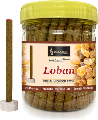 DOKCHAN Loban Dhoop Sticks for Puja (Charcoal Free), Pack of 150Gm Dhup Batti stick Loban(150, Set of 1)