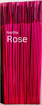 Rajtilak Agarbatti Aastha - Rose Agarbatti 80 Gram Rose(80, Set of 1)
