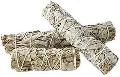 Divine Spirituals Organic White Sage Smudge Sticks Packs for Cleansing Home & Meditation Sage Smudge(6 Units, Set of 6)