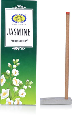 Cycle Pure Jasmine Bambooless Dhoop Stick, 6 Inch, 50 Sticks Pack | Jasmine Fragrance(50 Units, Set of 1)