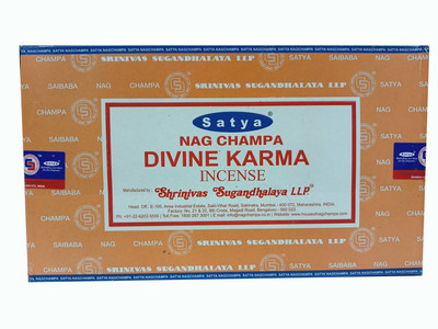 Quickcollection Satya Nag Champa Divine Karma Masala Agarbatti Incense Stick Long Lasting Fragrance (Pack of 3)(45 Units, Set of 3)