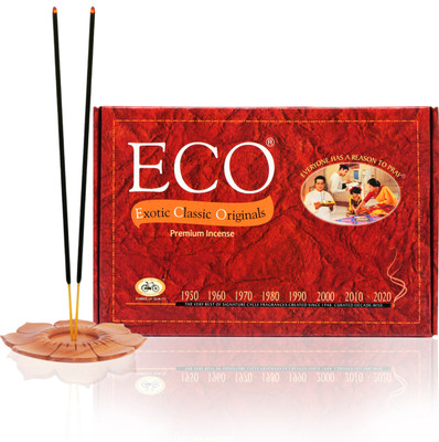 Cycle Pure ECO Classic Handcrafted Incense Sticks with Floral, Woody, Herbal, Rose, Sandal Fragrance(350 g, Set of 1)