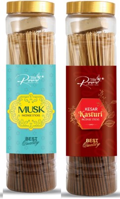 The Rupawat perfumery house natural incense sticks 100 g each jar pack of 2musk_kasturi musk_kasturi(200, Set of 2)
