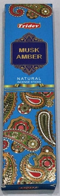 TRIDEV Musk Amber Incense Stick Musk Amber(10 Units, Set of 6)