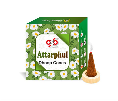 GANDHI SUGANDH BHANDAR Attar Phool Premium Dhoop Cones | No Charcoal | No Bamboo | Long Lasting Natural(100 g, Set of 1)