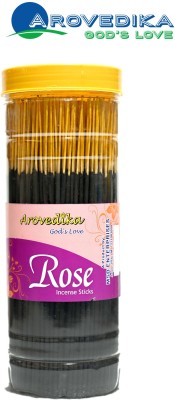 Arovedika Rose Agarbatti 1 Box Premium Incense Sticks Rose(400, Set of 1)