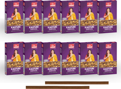 Archita YOG MANTRA KASTURI DHOOPSTICKS PACK of 12 KASTURI(10 Units, Set of 1)